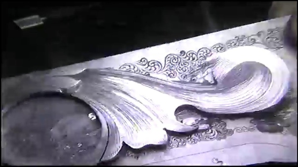 Scroll Pop Scrollwork hand Engraved EDC Bottle