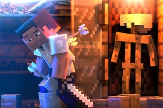 The secret life of an Armour Stand (Minecraft Animation)