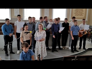 Хто да надію  Ісус Христос!   г. /Участие Молодежи/ Церковь ЕХБ Пос.Высокий
