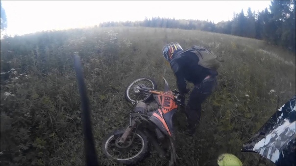 Небольшая подборка падений KLX250, TTR250, BM лето
