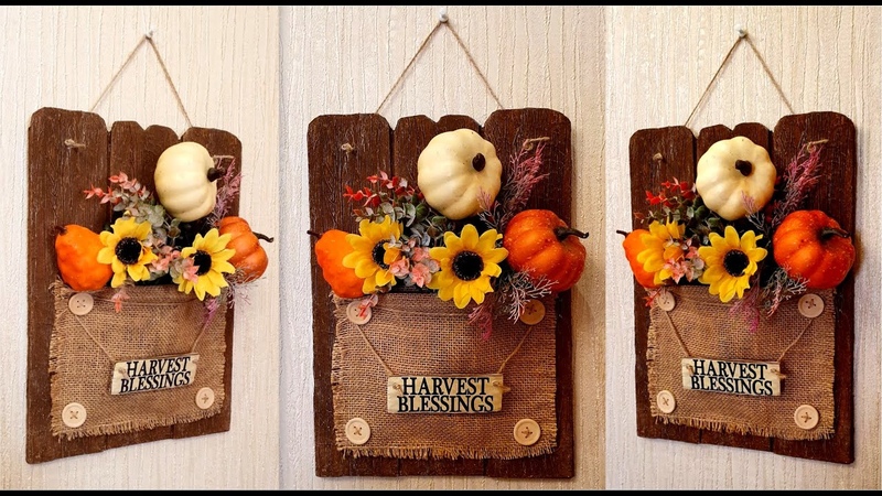 DIY Fall Home Decor 2020, Farmhouse Wall Decorating
