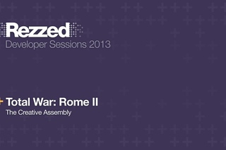 Total War: Rome II Live Code Demo - Rezzed 2013 Developer Sessions