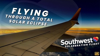 4K  Eclipse Flight  Southwest Airlines  Boeing 737-8 Max  AUS-IND  N8836Q  WN1721  IFS 848
