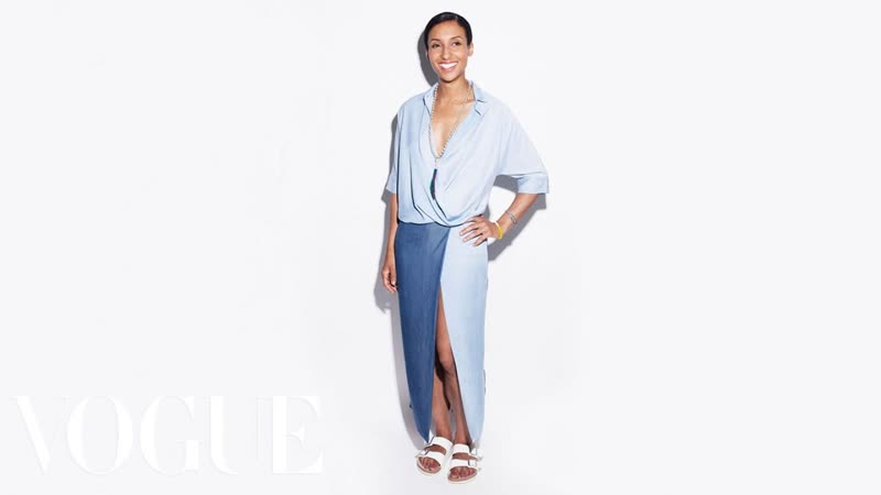 Floor Length Denim Skirt by Assembly New York Jeanius: Chioma Nnadi
