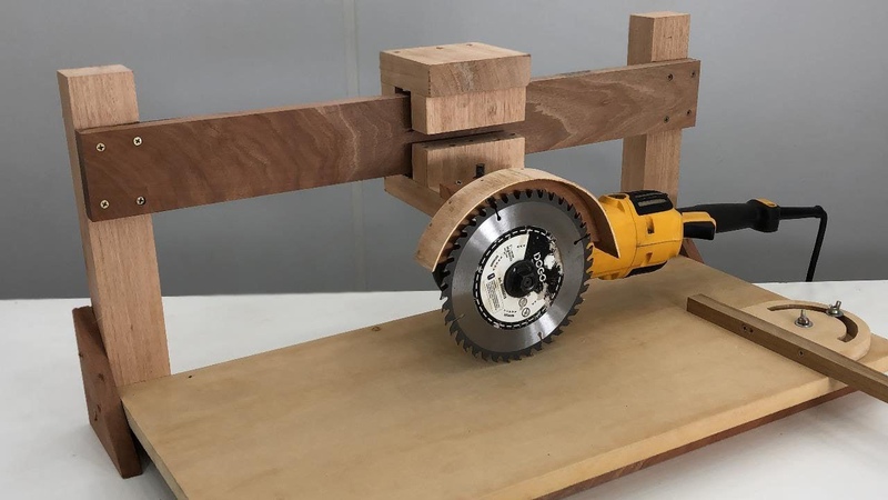 ASOMBROSO Idea Con Amoladora Sierra deslizante muy fácil Resultado final CORTES