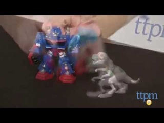 Трансформеры - Оптимус Прайм и динозавр Т-Рекс от Hasbro