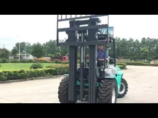 SNSC  4x4 rough tarrian forklift truck to philippines