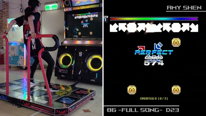 86 ( FULL SONG) D23 Pump It Up XX PIU by Amy
