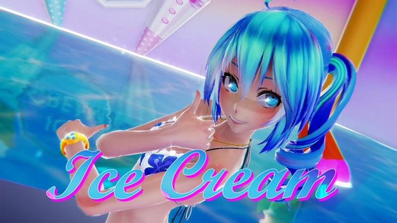 MMD Hatsune Miku Ice Cream 4 KUHD60 FPS Eng sub BLACKPINK with Selena