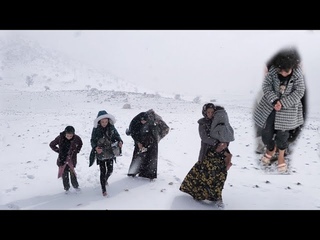 A shelter in the snow: A mother's effort to keep her children alive.