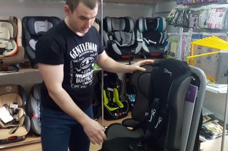 Установка автокресла Stiony 513 от 9 до 36 кг