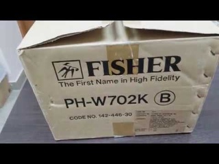 КАПСУЛА ВРЕМЕНИ, НОВЫЙ МАГНИТОФОН из 90Х FISHER PH-W702K Распаковка.