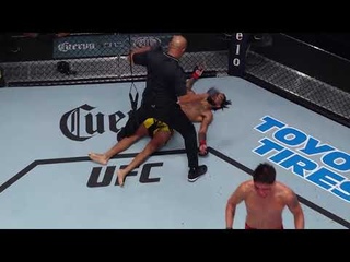 Игнасио Бахамондес вырубает Рузвельта Робертса наглухо  #UFC#Bahamondes#K)