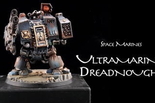 Painting Warhammer 40K: Ultramarines Dreadnought