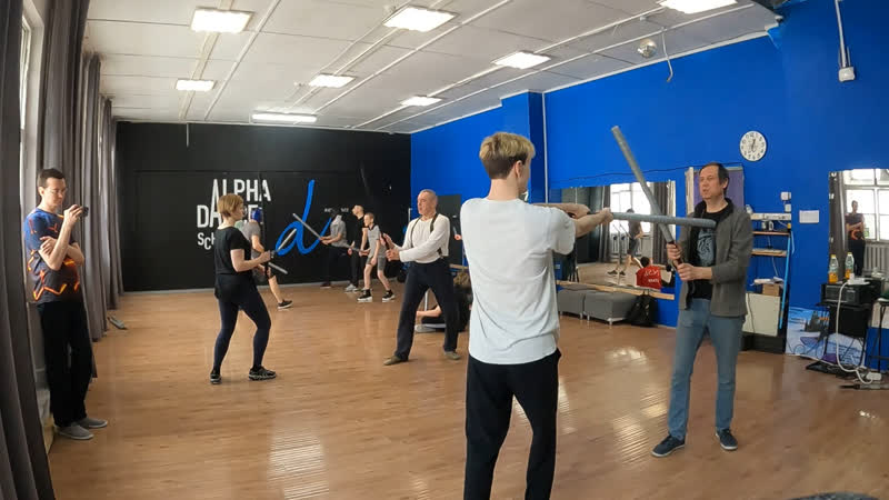 Школа японского фехтования Katana Club. Занятие кендзюцу: