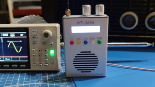 TEF6686  (WT6686) silver. Прием в SSB на 80 метров с помощью генератора частот