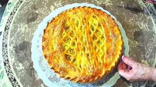 ПИРОГ С ТУШЕНОЙ КАПУСТОЙ,  НОВЫЙ ВАРИАНТ  КАПУСТНОЙ НАЧИНКИ