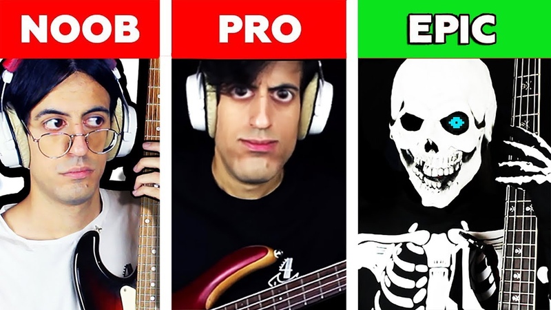 Spooky Scary Skeletons: NOOB vs PRO vs