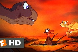 The Land Before Time (5/10) Movie CLIP - Littlefoot and Ducky Meet Petrie (1988) HD