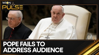 Pope fails to read to the audience Asks his aide to read instead | WION Pulse