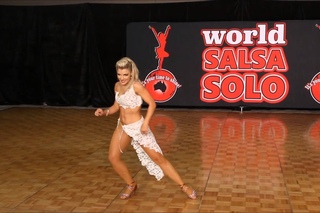 Salsa Solo 2015 - Pro Female Salsa Soloist Finals - Madalyn Milazzo