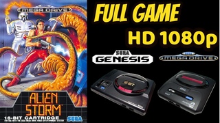 Alien Storm (SEGA GENESIS/MEGA DRIVE) Longplay/Walkthrough NO COMMENTARY HD 1080p