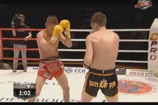 GPRO ( muay-thai ) Артем ШПОРА Пашпорин VS Андрей ПУЛЯ Кулебин