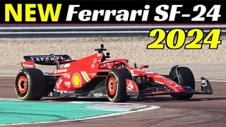 NEW Ferrari SF-24 F1 Car Unveiling - First Time at Fiorano! - Leclerc & Sainz - February 13th, 2024
