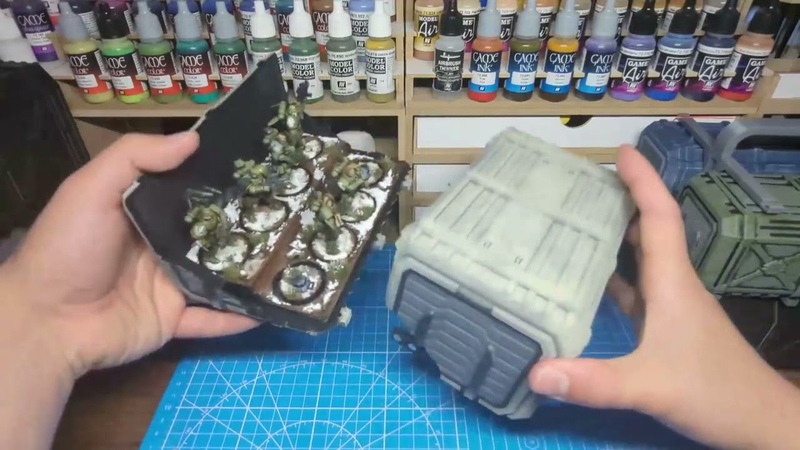 Warp Forged Conex, 3 D Printable Diorama Carrier Case