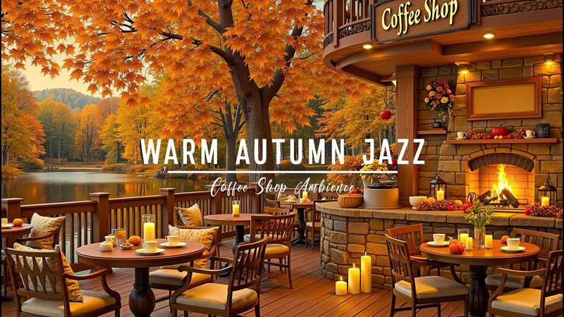 Cozy Autumn Coffee Shop Vibes with Relaxing Jazz Music Soft Jazz Instrumentals for Work and