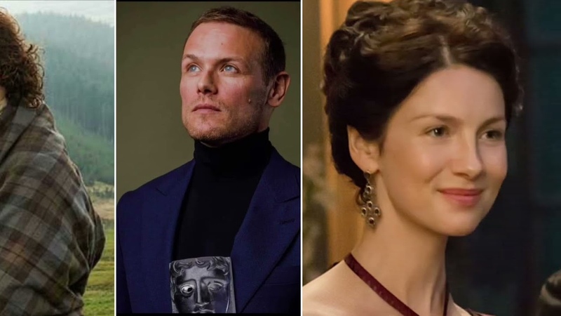 Sam Heughan aka Jamie Fraser BAFTA 2022