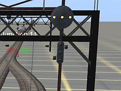 ATK CPL H-DV(i) CH Vertical Face High Catenary Signal 17-foot RRS Supersignal