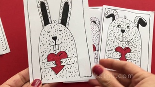 How to draw Valentines