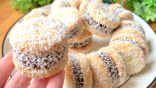 рецепты, печенье  Cookie in 10 minutes! You will be making this recipe evey day. Without butter delicious cookies!