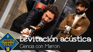 Marron sorprende a Blanca Surez y Javier Rey con la levitacin acstica - El Hormiguero