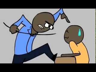 African Teacher ( Cartoon )