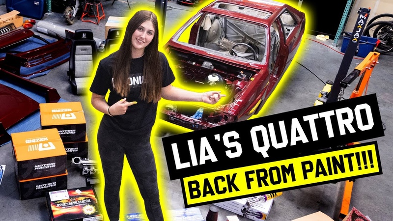 Lia Block s Audi Ur Quattro gets PPG Paint and a new 5 cylinder