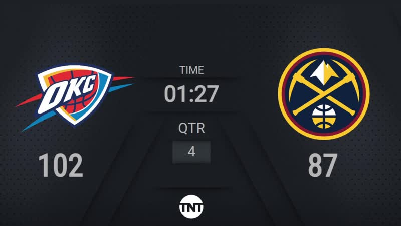 Oklahoma City Thunder Denver Nuggets Live