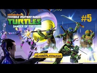 Teenage Mutant Ninja Turtles - Danger of the Ooze (PS3) -Прохождение #5- С русскими субтитрами