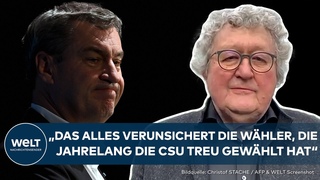LANDTAGSWAHL IN BAYERN - CSU UNTER DRUCK: Bei Sder wei niemand, wo er so richtig dran ist