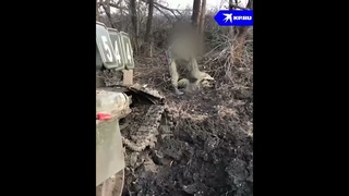 Результат работы военнослужащих 1-й гв. танковой армии Вооруженных сил России к югу от Изюма.