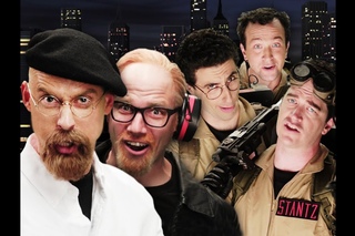 Ghostbusters vs Mythbusters.  Epic Rap Battles of History Season 4.