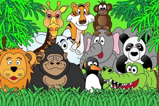Animals at the Zoo - Animal Sounds