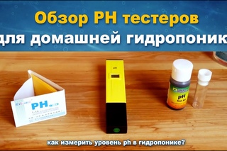 ОБЗОР PH ТЕСТЕРОВ ДЛЯ ГИДРОПОНИКИ - измерение ph в гидропонике дома