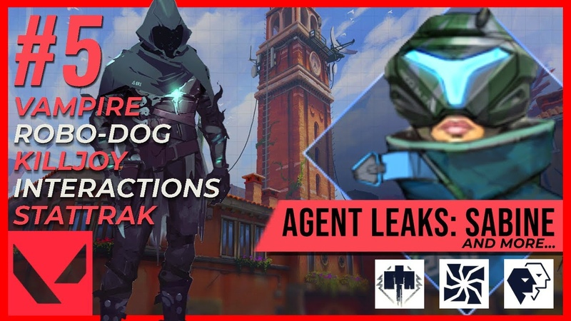 Leaks: Agent Sabine, Vampire, Lightning Hammer, Robot Dog, Stat Trak, Valorant Ep.