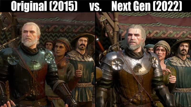 Original vs. Next Gen Update, The Witcher 3: Wild Hunt Side by Side