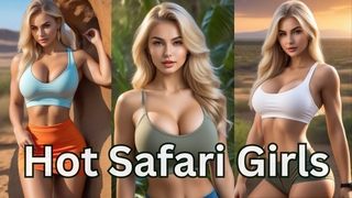 AI Art LookBook Hot Girls on Safari
