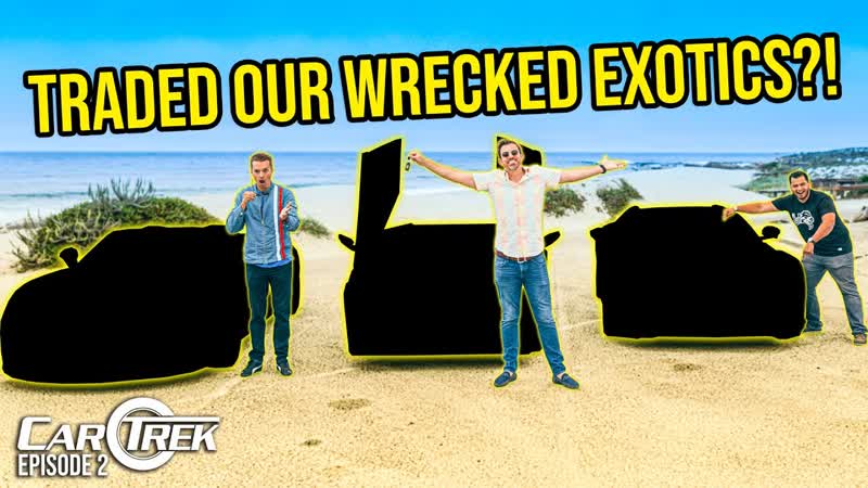 We Traded Our Cheap Wrecked Exotic Cars With Complete Strangers ( Total Disaster), Car Trek S9