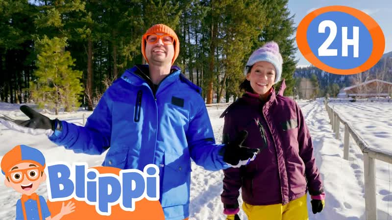 Plain Valley Ski Trails, Blippi and Meekah, Kids Cartoons Nursery Rhymes, Moonbug