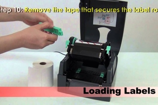 GoDEX G500 series Media Loading